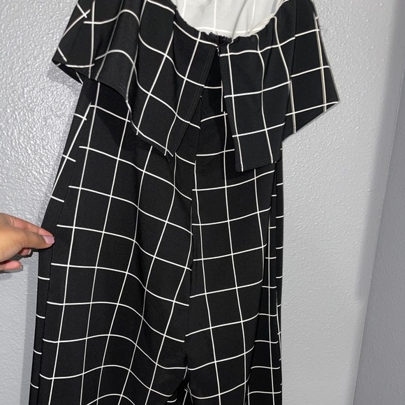 Forever21 Culotte Grid Print jumpsuit - Picture 3 of 5